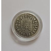 1 реал 1742 года. 917пр., Испания.