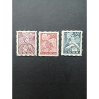 Польша 1949 Полная серия марок "Известные поляки" (чистые**) Mi.536-538 каталог 12.00 евро