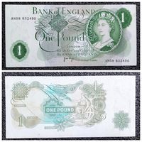 1 фунт Великобритания обр. 1960 г.