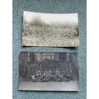 Фотооткрытки 1 Мировая война / Немецкие офицеры и солдаты  - парадная и полевая униформы, подписана август 1915