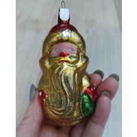 Елочные игрушки, стекло дед мороз