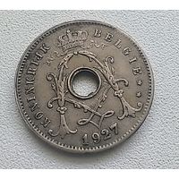 Бельгия 5 сантимов, 1927  BELGIЕ 1-15-28