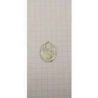 Образок медальон ладонка серебро 84