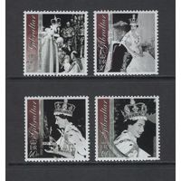 Монархия Гибралтар 2003** 50 лет коронации Елизавета II  Mi#1028-1031