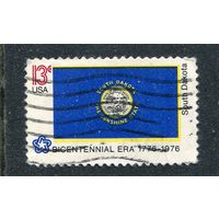 США. Флаг штата Южная Дакота