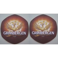 Подставка под пиво GRIMBERGEN / Бельгия/. Вар.4.
