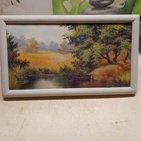 Картина в рамке , репродукция , 23х18см. РАСПРОДАЖА КОЛЛЕКЦИИ.