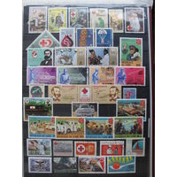 Продажа коллекции с 1 рубля! Красный Крест на почтовых марках мира.