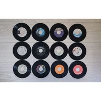 Виниловые пластинки синглы (24 штуки)