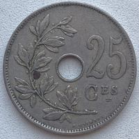 Бельгия 25 сантимов 1921 г. Belgique