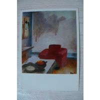 Кормашов Н., Интерьер с красным креслом; 1988, чистая.