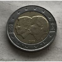 Много лотов с 10 коп! Бельгия 2 евро 2005 - Бельгийско-Люксембургский экономический союз - нечастая!