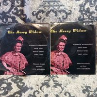 Э. Шварцкопф, Э. Кунц, Н. Гедда, Э. Лус и др.; Филармонический оркестр и хор, дир. О. Акерманн - Ф. Легар. Веселая вдова - Columbia, Gt. Britain - 2 пл-ки - 1953 г.