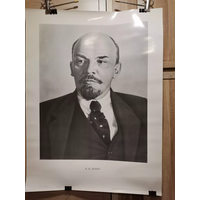 2 больших плаката СССР Владимир Ленин 1985