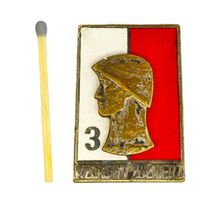 Польша. Знак Образцовый солдат периода 1968 - 1973 3 класс; Wzorowy zolnierz 3;  30/42 мм