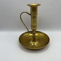 Подсвечник переносной латунный. Италия. 3556