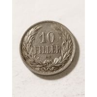 Венгрия 10 филлер 1908
