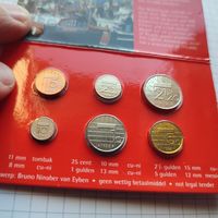 Набор мини-монет Нидерландов 1998 года.