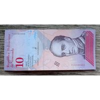 Werty71 Венесуэла 10 боливаров 2018 UNC банкнота