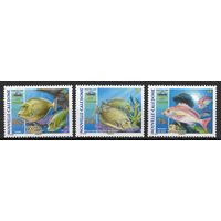 Новая Каледония 2007. Рыбы 3 марки (1416)
