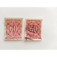 Австрия  1947  (доплата)