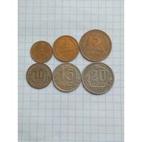 Монеты СССР 1936 , 6 штук .
