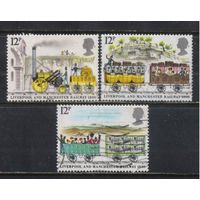 Великобритания 1980 EII 150 лет железной дороги Ливерпуль-Манчестер # 830-2