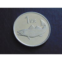 Исландия 1 крона 2007 г.