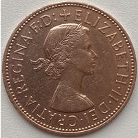 Великобритания 1 пенни 1966 г.