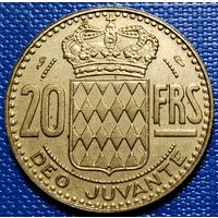 Монако 20 франков 1950 г.