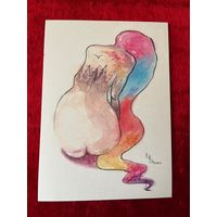 Спина с лесом. Алена Акрошка