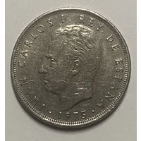 Монета 25 песет 1975 год. Испания. Король Хуан Карлос I.