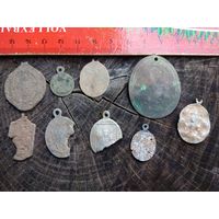 Образки, медальоны. 9 штук. Находка