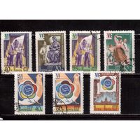 СССР-1957, (Заг.1893-1899)  гаш.(с клеем) , Фестиваль