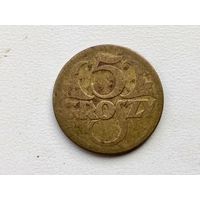 Польша 5 грошей, 1923г. (D-103)