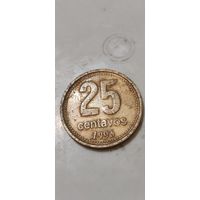 Аргентина 25 сентавос 1993