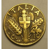 Италия 10 Чент. 1941