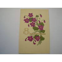 8 Марта 1967 год Елагина Т. чистая