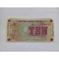 Великобритания 10 пенсов 1972 г. Армейский ваучер.