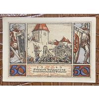 Нодгельд 50 пфеннигов 1921 год. Арнштадт. Веймарская республика