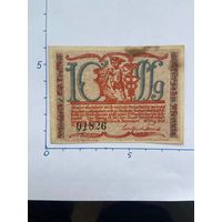 Нодгельд 10 пфеннигов Гроссфебах. Веймарская республика - 0202