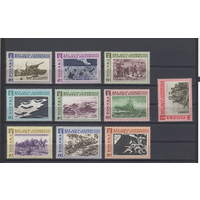 Польша 1968. Милитария. Армия. Самолёты. Корабли. Танки. Лошади. Сражения. Полная Мi.1870/81 MNH.