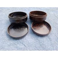 Карболитовые баночки-шкатулки СССР.
