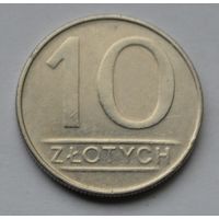 Польша, 10 злотых 1987 г.