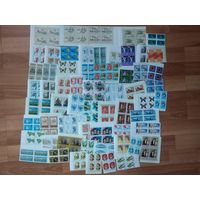 60 квартблоков чистых марок СССР