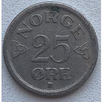 Норвегия 25 эре 1954 г.