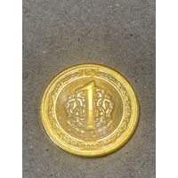 Турция 1 лира 2024 г