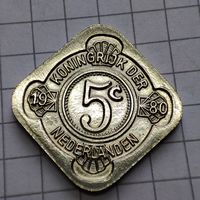 Нидерланды 5 центов 1980 года . Королева Беатрикс.