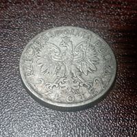 2 злотых Ядвига 1933г. с рубля