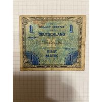 Германия 1 марка 1944 г союзная оккупация-1101